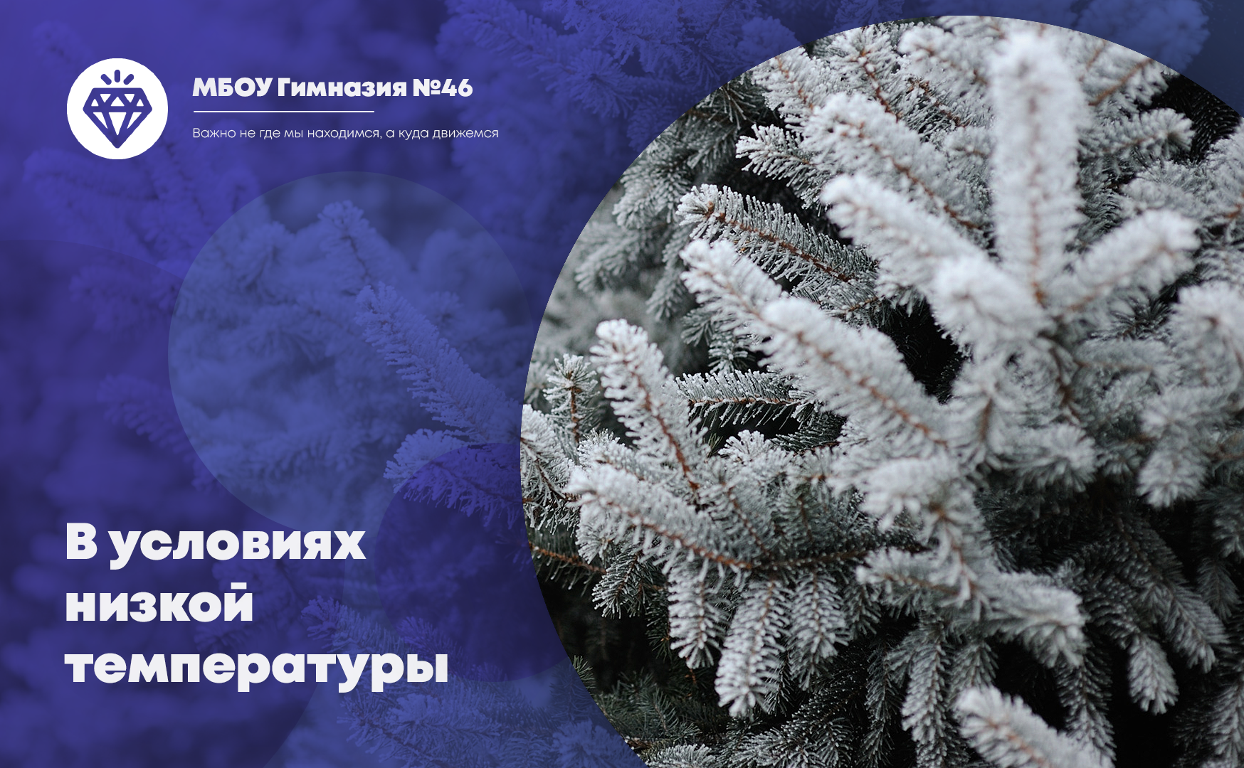 Образовательный процесс в условиях низкой температуры.